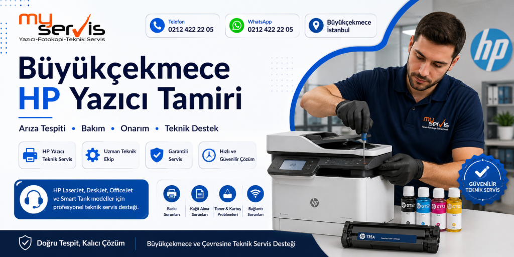 Büyükçekmece HP Yazıcı Tamiri 0212 422 22 05