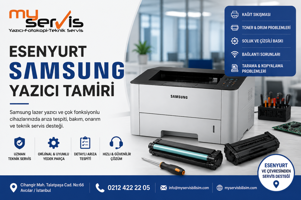 Esenyurt Samsung Yazıcı Tamiri 0212 422 22 05
