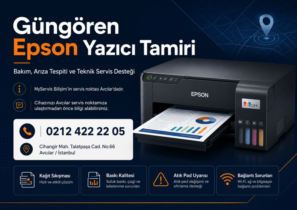 Güngören Epson Yazıcı Tamiri