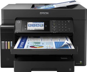 Epson EcoTank Pro L15160 özellikleri ve A3 çok fonksiyonlu yazıcı görünümü