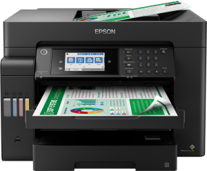 Epson EcoTank L15150 özellikleri ve A3 çok fonksiyonlu yazıcı görünümü