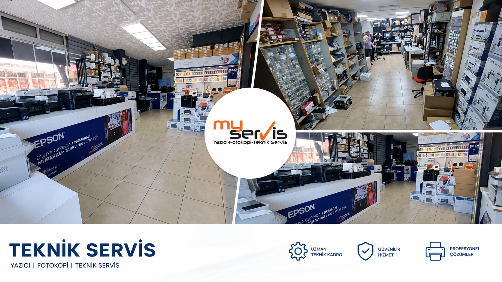 Yazıcı Servisi İstanbul MyServis Bilişim Avcılar yazıcı servisi cihaz kabul ve teknik çalışma alanı