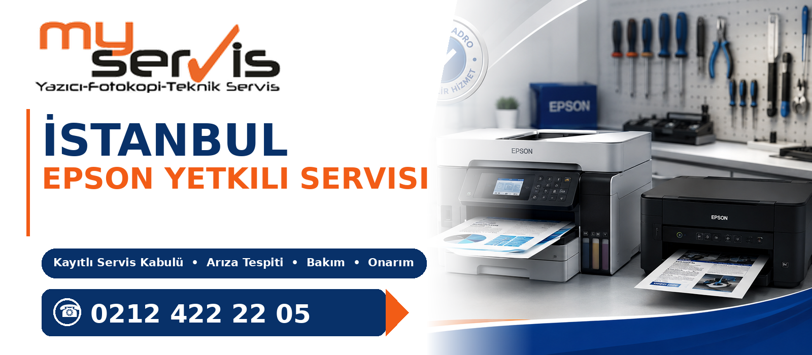 İstanbul Epson Yetkili Servisi MyServis Bilişim bakım ve onarım desteği